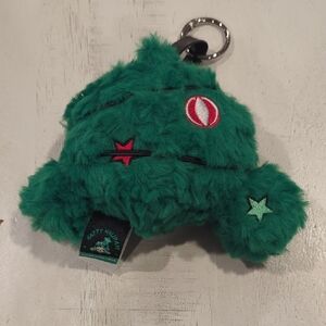 Plush Green Monster Keychain